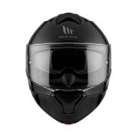 CASCO MODULAR MT-GENESIS SV SOLID A1 GLOSS BLACK/NEGRO BRILLANTE ECE 22.06 - Imagen 3