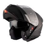 CASCO MODULAR MT-GENESIS SV SOLID A1 NEGRO MATE ECE 22.06 - Imagen 2