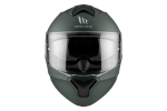 CASCO MODULAR MT-GENESIS SV SOLID A6 MATT GREEN/ VERDE MATE  ECE 22.06 - Imagen 3