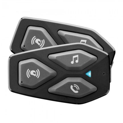 INTERCOMUNICADOR BLUETOOTH®5.1 INTERPHONE U-COM 3 DUO PARLANTES HD DE 32 MM CON BAJOS DE ALTA CALIDAD