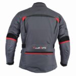 MONO DE CORDURA PARA MOTORISTAS EN DOS PIEZAS, IMPERMEABLE UNISEX ZEUS/ HERA  GRIS - Imagen 3