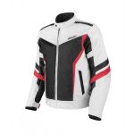 CHAQUETA DE MOTO HEVIK VEGA HJS311M NEGRO-GRIS IMPERMEABLE TRANSPIRABLE, CON PROTECCIONES C.E.
