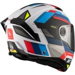 CASCO MODULAR MT-ATOM 2 SV BAST A0 PERLA BRILLO NEGRO AZUL ROJO - Imagen 3