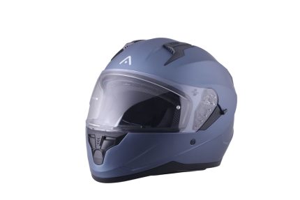 CASCO ADN INTEGRAL STELVIO TITANIO AZUL METAL