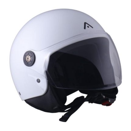CASCO JET ADN JET SPRITZ BIANCO PURO OPACO BLANCO