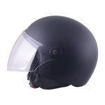CASCO JET ADN JET SPRITZ NERO OPACO NEGRO MATE - Imagen 3