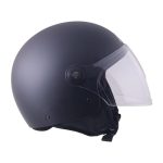 CASCO JET ADN JET SPRITZ NERO OPACO NEGRO MATE - Imagen 4