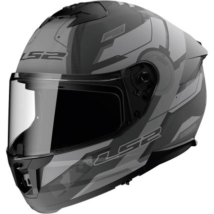 CASCO INTEGRAL DE LS2 -FF808 STREAM II SHADOW M.TITANIUM GREY-06/GRIS TITANIO MATE