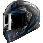 CASCO INTEGRAL LS2-FF811 VECTOR II ALIZER M.BLACK BLUE-06/ AZUL NEGRO MATE