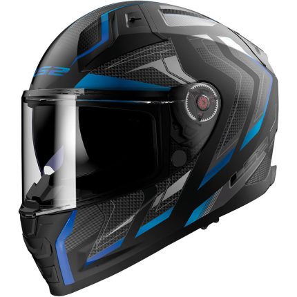CASCO INTEGRAL LS2-FF811 VECTOR II ALIZER M.BLACK BLUE-06/ AZUL NEGRO MATE