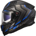 CASCO INTEGRAL LS2-FF811 VECTOR II ALIZER M.BLACK BLUE-06/ AZUL NEGRO MATE - Imagen 2