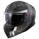 CASCO INTEGRAL CARBON LS2- FF811 VECTOR II CARBONO C GRID MATT BLACK GREY/ REJILLA NEGRO MATE GRIS ECE 22.06 - Imagen 3