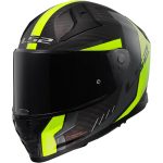 CASCO INTEGRAL CARBON LS2-FF811 VECTOR II CARBONO C GRID MATT H-V YELLOW/REJILLA MATE H-V AMARILLA ECE 22.06 - Imagen 3