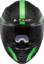 CASCO INTEGRAL CARBON LS2-FF811 VECTOR II CARBONO C GRID MATT FLUO GREEN/REJILLA VERDE FLUO MATE ECE 22.06 - Imagen 7