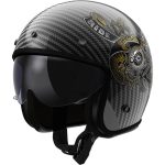 CASCO JET LS2 -OF601 BOB II C CUSTOM-06 COSTUMBRE ECE 22.06