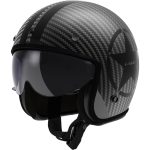 CASCO JET  LS2 -OF601 BOB II C STAR BLACK-CON ESTRELLA NEGRA  ECE 22.06