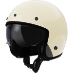CASCO JET  LS2 -OF601 BOB II SOLID CREAM-06/CREMA SÓLIDA ECE 22.06