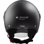 CASCO JET  LS2 -OF558 SPHERE II SOLID MATT BLACK-06/ NEGRO MATE - Imagen 2