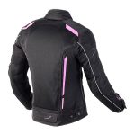 CHAQUETA DE CORDURA PARA MUJER SEVENTY/70 CHAQUETA SD-JT36 VERANO TOURING MUJER NEGRO/ROSA - Imagen 2