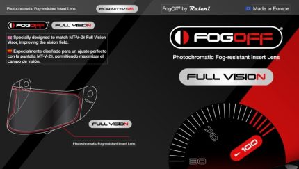 LAMINA ANTIVAHO PINLOCK PARA CASCOS MT CLEAR TRANSPARENTE