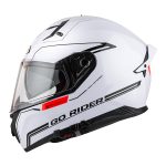 CASCO INTEGRAL DE NZI GO RIDER STREAM DUO SOLID NOUVEAU WHITE/ BLANCO