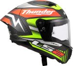CASCO INTEGRAL DE LS2 - FF805 THUNDER C ATTACK MATT RED H-V YELLOW/ ARBONO NEGRO MATE ROJA H-V AMARILLA - Imagen 3