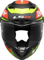 CASCO INTEGRAL DE LS2 - FF805 THUNDER C ATTACK MATT RED H-V YELLOW/ ARBONO NEGRO MATE ROJA H-V AMARILLA - Imagen 7