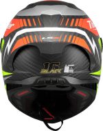 CASCO INTEGRAL DE LS2 - FF805 THUNDER C ATTACK MATT RED H-V YELLOW/ ARBONO NEGRO MATE ROJA H-V AMARILLA - Imagen 8