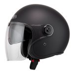 El NUEVO CASCO JET NZI VILLE MATT BLACK/ NEGRO MATTE