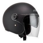 El NUEVO CASCO JET NZI VILLE MATT BLACK/ NEGRO MATTE - Imagen 2