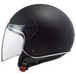 CASCO JET LS2 -OF558 SPHERE LUX II SOLID MATT BLACK-06/ NEGRO MATE - Imagen 4