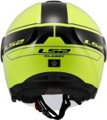 CASCO JET LS2 NUEVO- OF620 CLASSY CLASSIC BLACK H-V YELLOW-06/ NEGRO H-V AMARILLO - Imagen 4