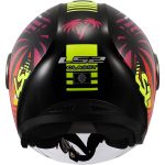 CASCO JET LS2 NUEVO OF620 CLASSY PALM BLACK-06/ PALMA NEGRO MULTICOLOR - Imagen 4
