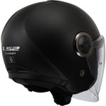 CASCO JET LS2 NUEVO- OF620 CLASSY SOLID MATT BLACK-06/ NEGRO MATE - Imagen 3