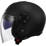 CASCO JET LS2 NUEVO- OF620 CLASSY SOLID MATT BLACK-06/ NEGRO MATE - Imagen 4