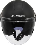 CASCO JET LS2 NUEVO- OF620 CLASSY SOLID MATT BLACK-06/ NEGRO MATE - Imagen 2