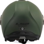 CASCO JET LS2 NUEVO- OF620 CLASSY SOLID MATT MILITARY GREEN-06/ VERDE MILITAR MATE - Imagen 4