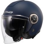 CASCO JET LS2 NUEVO- OF620 CLASSY SOLID MATT NAVY BLUE-06/ AZUL MARINO MATE