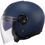 CASCO JET LS2 NUEVO- OF620 CLASSY SOLID MATT NAVY BLUE-06/ AZUL MARINO MATE - Imagen 2