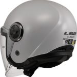 CASCO JET LS2 NUEVO- OF620 CLASSY SOLID PEARL GREY-06/ PERLA GRIS - Imagen 3