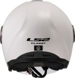 CASCO JET LS2 NUEVO- OF620 CLASSY SOLID WHITE-06/ BLANCA - Imagen 3