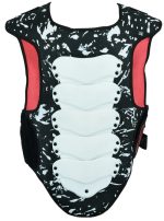 CHALECO PROTECTOR DE TIPO PETO RACING Y MOTOCROSS CON PROTECTOR DE ESPALDA/ SHOCKER ROJO BLANCO - Imagen 2