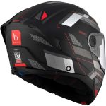 CASCO MODULAR MT- ATOM 2 SV BAST D5 MATE/ NEGRO BLANCO ROJO /ECE 22.06 - Imagen 3