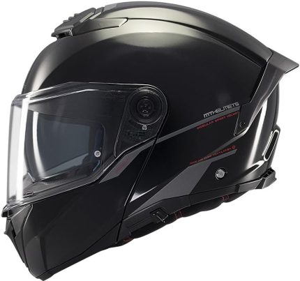 CASCO MODULAR MT-ATOM 2 SV SOLID A1 NEGRO BRILLO