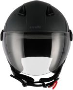 CASCO JET UNIK ASTRO NEGRO GRIS - Imagen 2