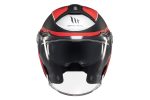 CASCO JET MT COSMO SV CRUISER B5 MATE/ ROJO NEGRO MATE /ECE 22.06. - Imagen 2