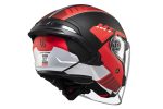 CASCO JET MT COSMO SV CRUISER B5 MATE/ ROJO NEGRO MATE /ECE 22.06. - Imagen 5