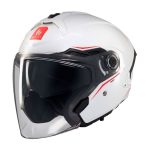 CASCO JET MT COSMO SV SOLID A0 BLANCO BRILLO/ ECE 22.06