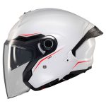 CASCO JET MT COSMO SV SOLID A0 BLANCO BRILLO/ ECE 22.06 - Imagen 2