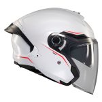 CASCO JET MT COSMO SV SOLID A0 BLANCO BRILLO/ ECE 22.06 - Imagen 3